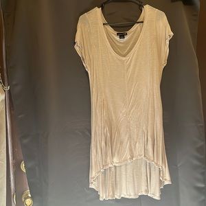 RXB white high/low shirt dress size L/Large